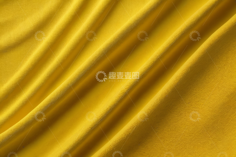 高清大图下载【趣麦麦图】黄色织物纹理特写