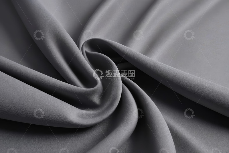 高清大图下载【趣麦麦图】灰色织物纹理特写