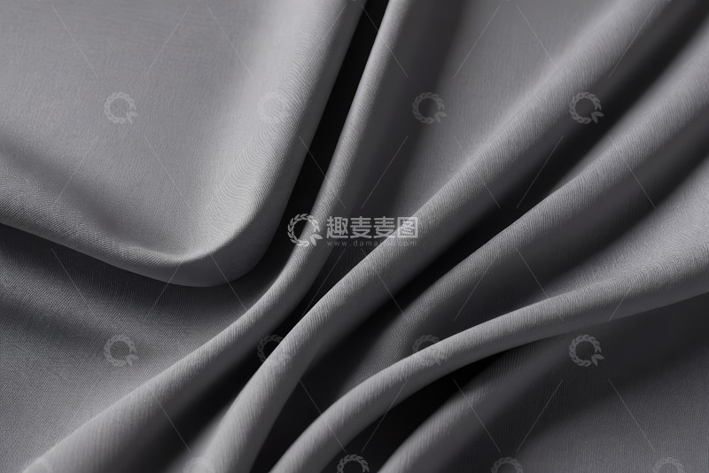 高清大图下载【趣麦麦图】灰色织物布料细节