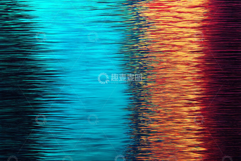 高清大图下载【趣麦麦图】彩色渐变波纹背景纹理