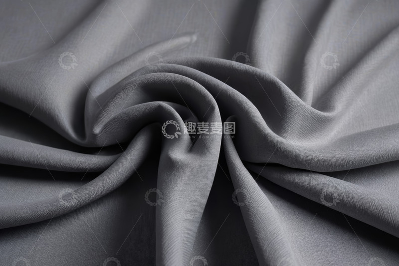 高清大图下载【趣麦麦图】灰色织物纹理特写