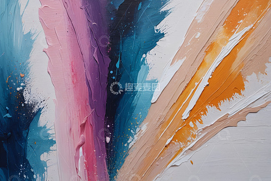 多彩油漆纹理艺术背景
