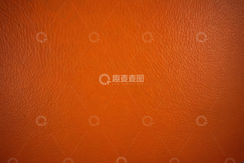 高清大图下载【趣麦麦图】橙色皮革纹理背景