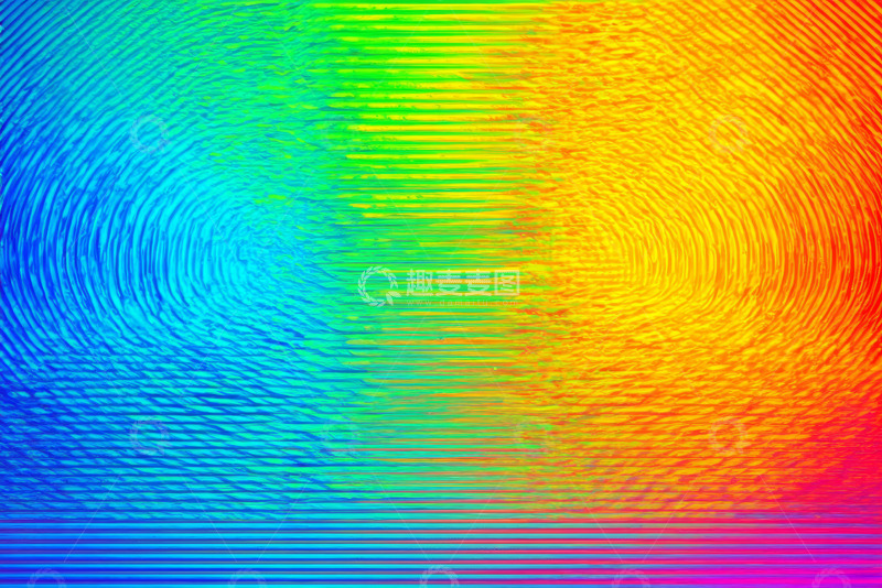 高清大图下载【趣麦麦图】彩色渐变波纹背景素材