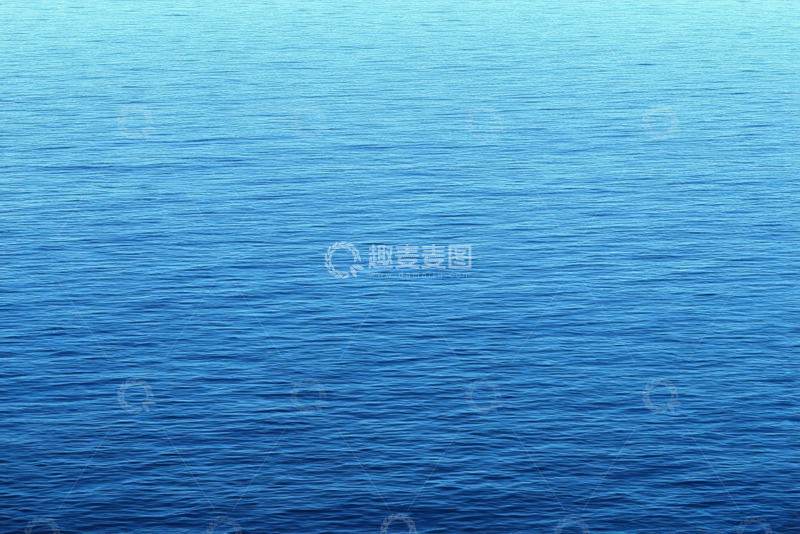 高清大图下载【趣麦麦图】平静蓝色海洋水面