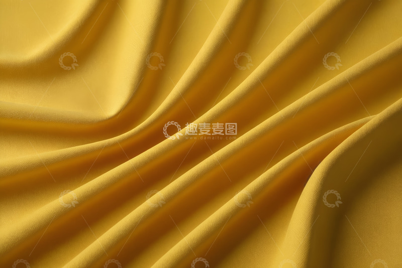高清大图下载【趣麦麦图】黄色织物纹理特写