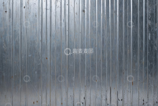 波纹金属板背景纹理