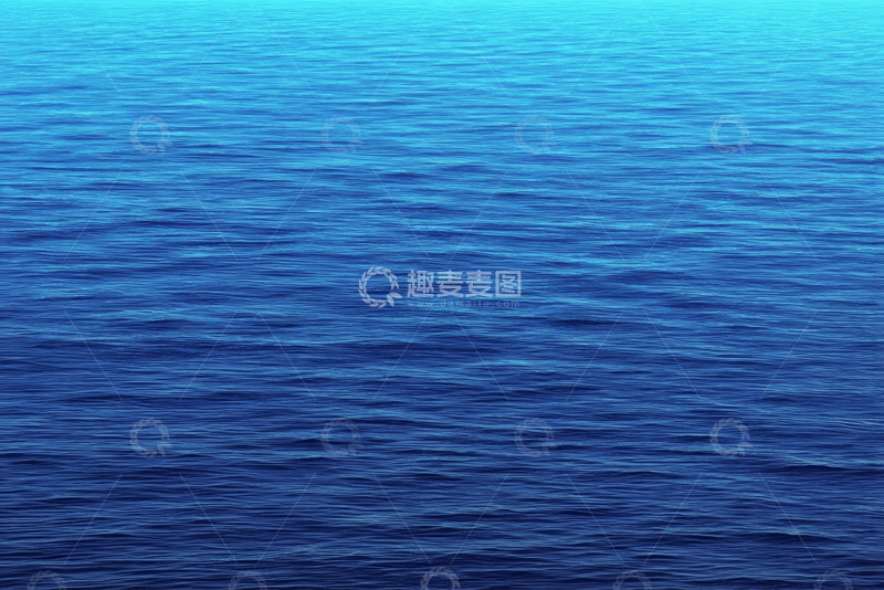 高清大图下载【趣麦麦图】蓝色平静海面景象