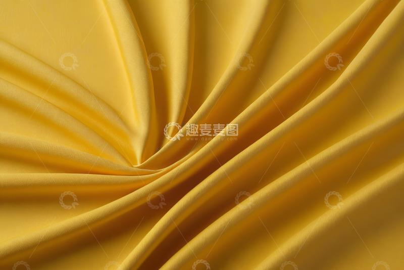 高清大图下载【趣麦麦图】黄色织物纹理特写