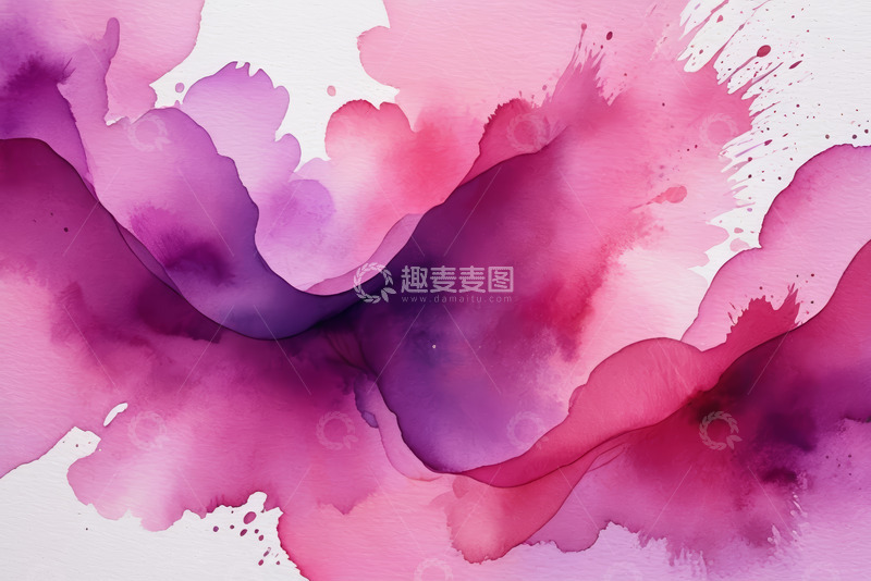 高清大图下载【趣麦麦图】-抽象水彩纹理艺术背景