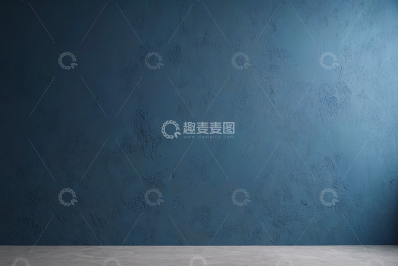 高清大图下载【趣麦麦图】深蓝色纹理墙面背景