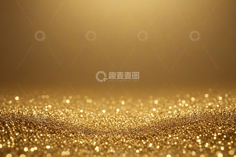 高清大图下载【趣麦麦图】金色闪光颗粒背景