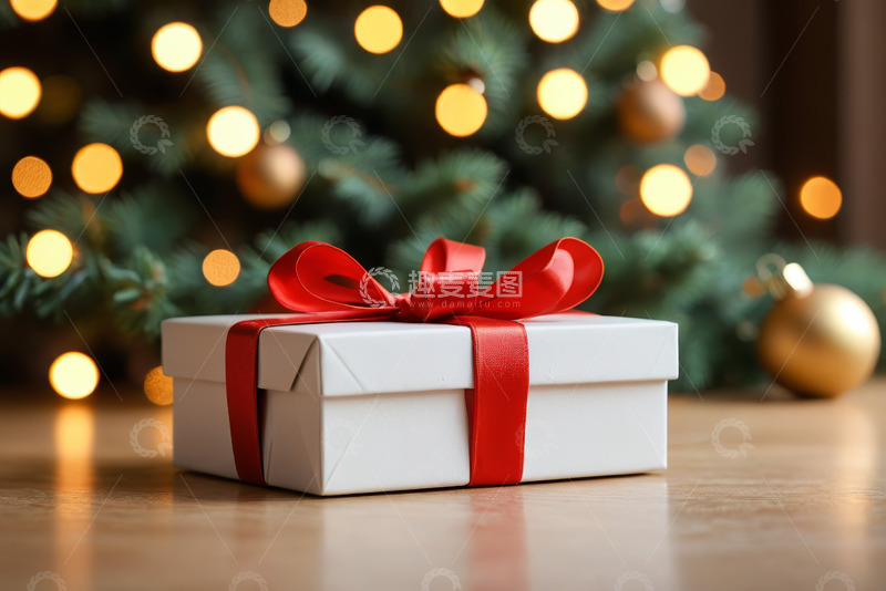高清大图下载【趣麦麦图】圣诞节礼物与装饰圣诞树
