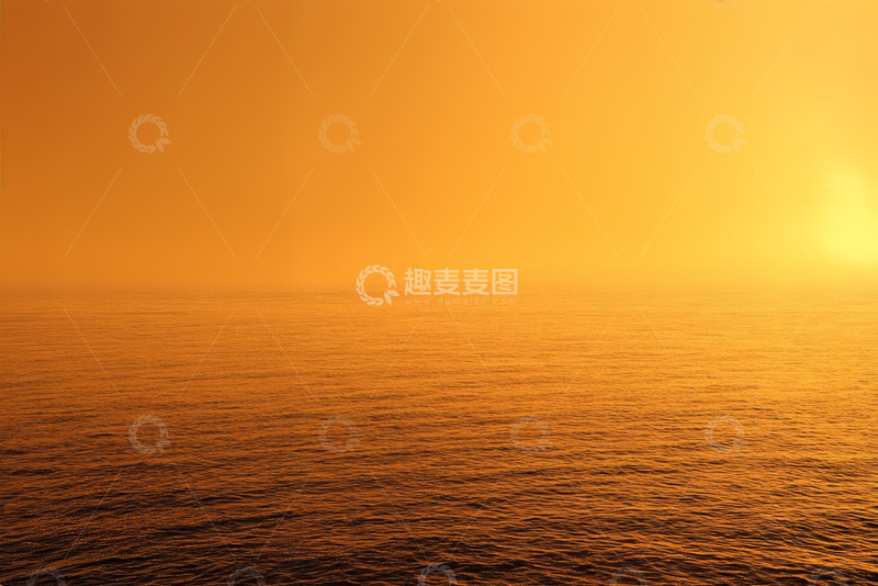 高清大图下载【趣麦麦图】海上日出自然风光