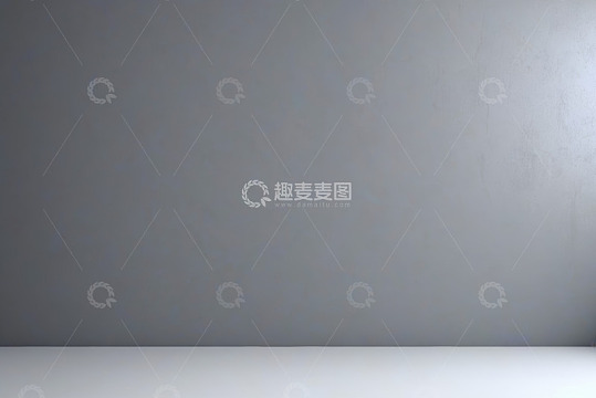 灰色背景室内空白场景