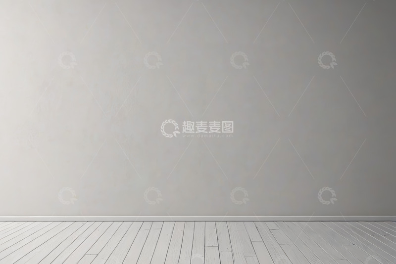 高清大图下载【趣麦麦图】室内白色背景木地板场景