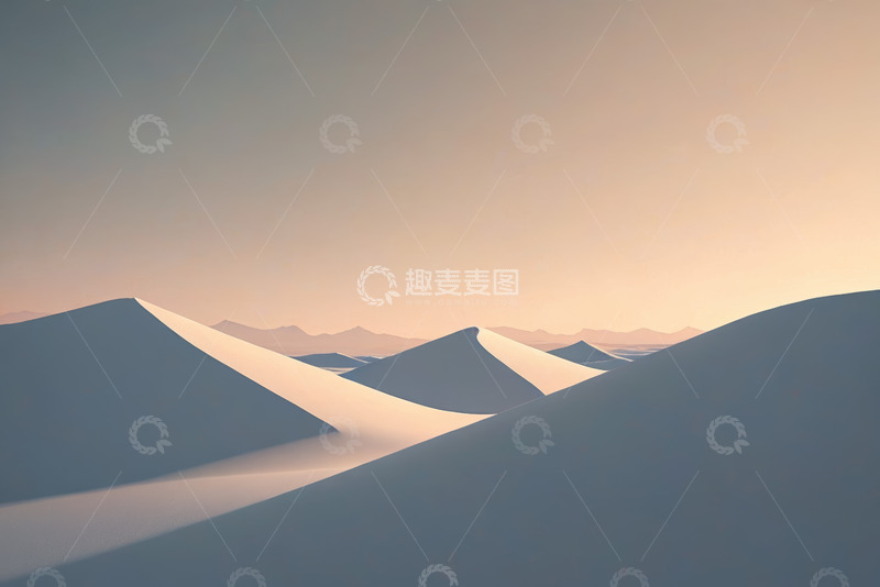 高清大图下载【趣麦麦图】沙漠沙丘自然风光景象