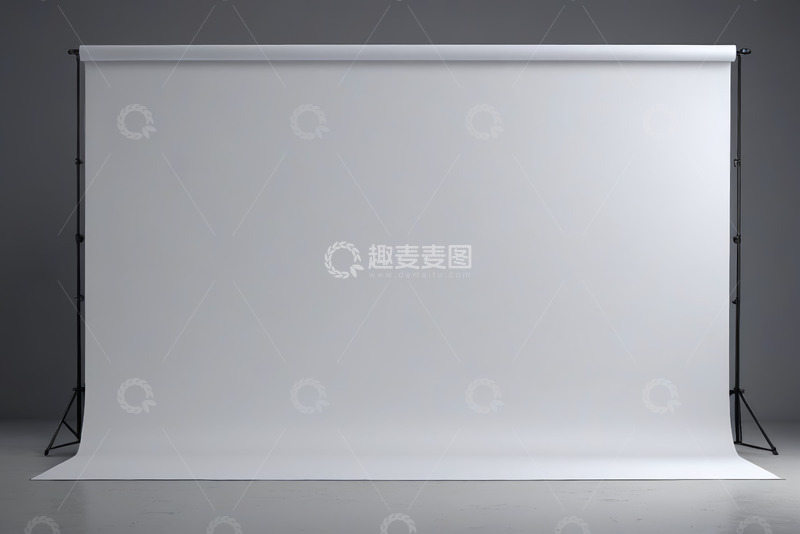 高清大图下载【趣麦麦图】白色背景摄影棚场景
