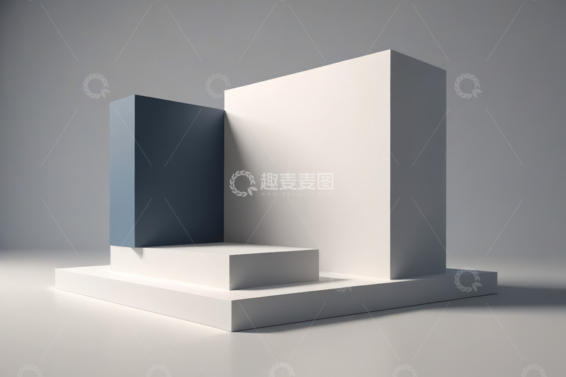 高清大图下载【趣麦麦图】现代简约立体展示台
