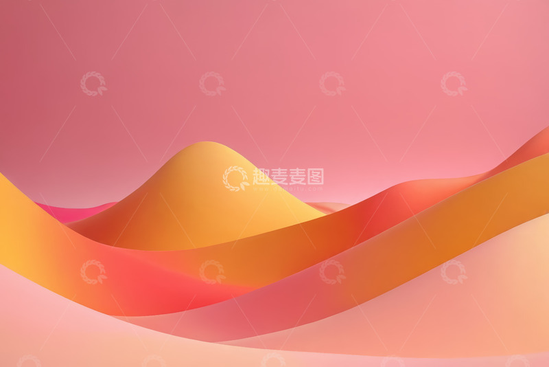 高清大图下载【趣麦麦图】渐变色彩流体背景