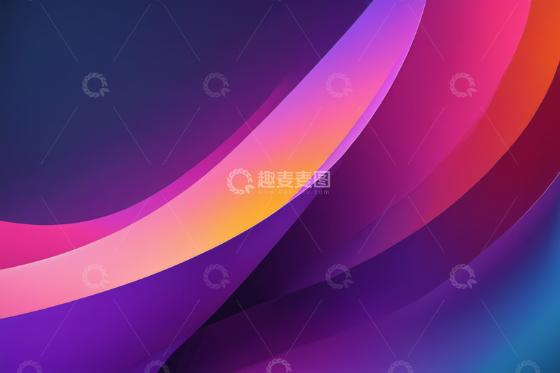 高清大图下载【趣麦麦图】多彩抽象背景设计素材
