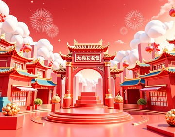 活动喜庆活动背景012