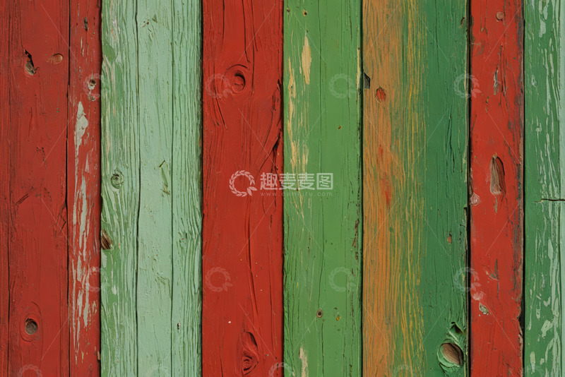 高清大图下载【趣麦麦图】彩色旧木板纹理背景