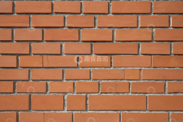 红褐色砖墙纹理素材