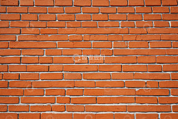 红色砖墙纹理特写