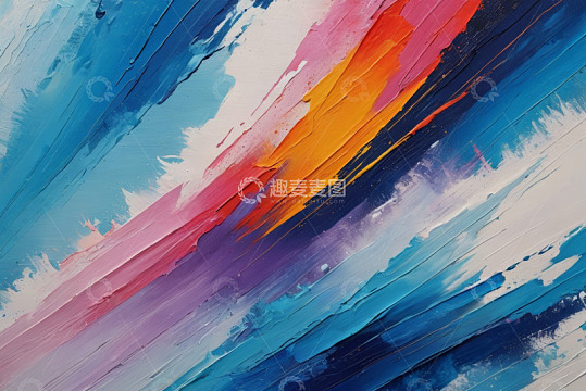 多彩抽象艺术油漆纹理