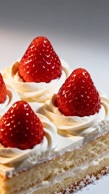 一块诱人的草莓蛋糕4