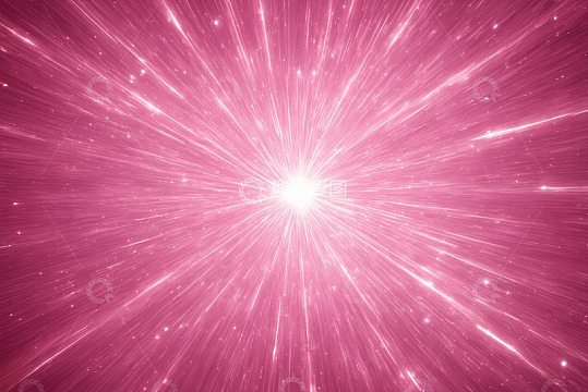 粉色发光放射状背景