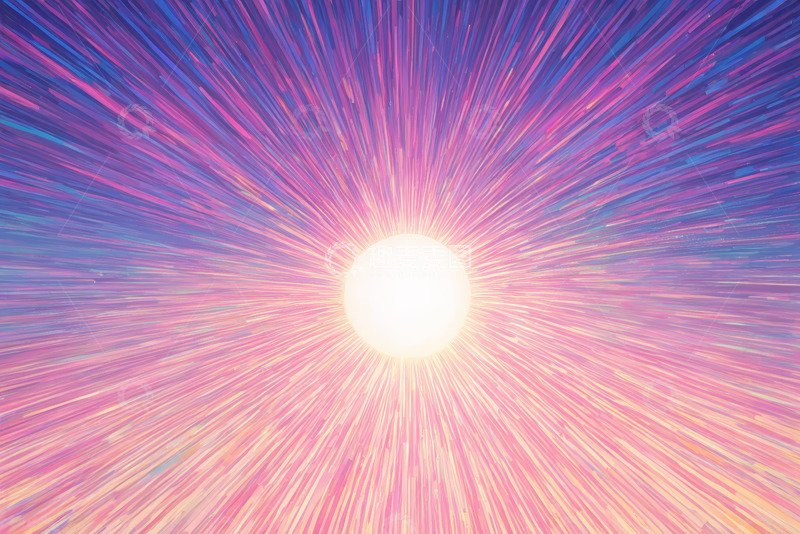 高清大图下载【趣麦麦图】放射状光芒抽象背景素材