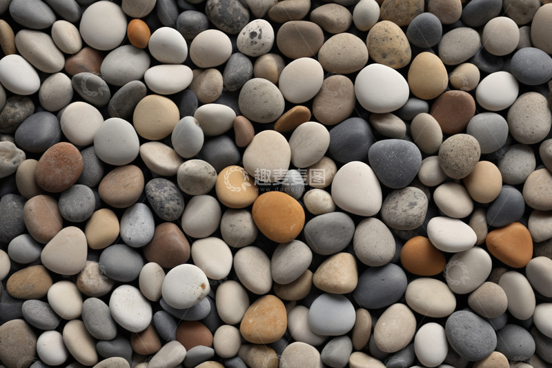 高清大图下载【趣麦麦图】多彩鹅卵石特写