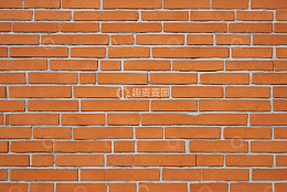 橙红色砖墙纹理背景素材