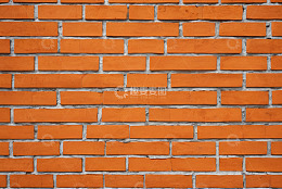 红色砖墙纹理特写