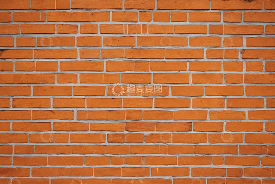橙红色砖墙纹理背景