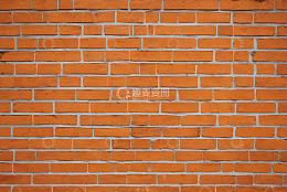 橙红色砖墙纹理背景
