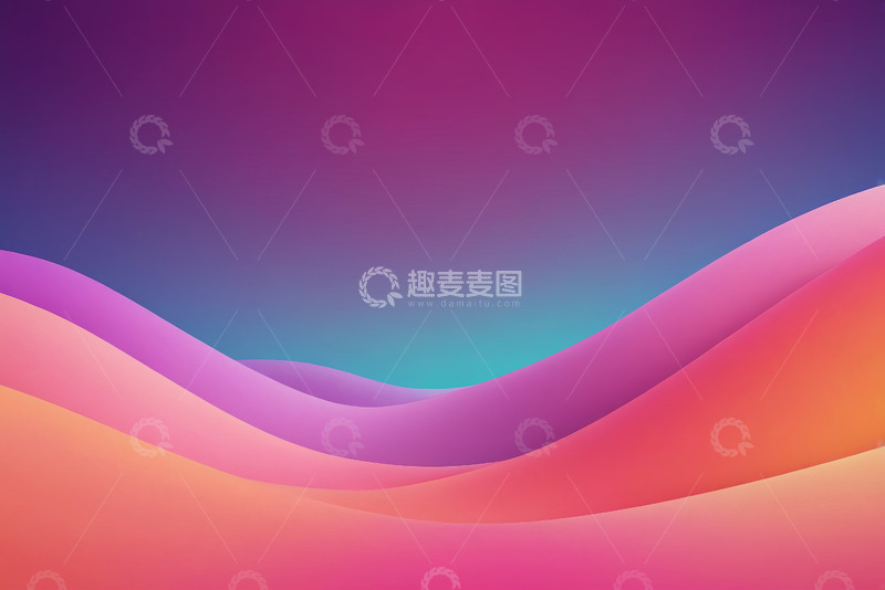高清大图下载【趣麦麦图】渐变色彩抽象背景