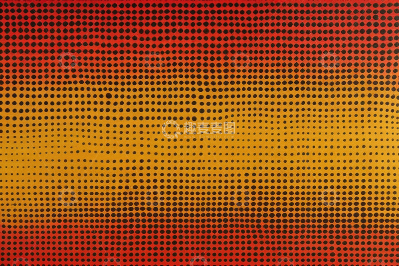 高清大图下载【趣麦麦图】红黄渐变半色调点状背景