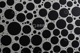 黑白圆形抽象图案背景