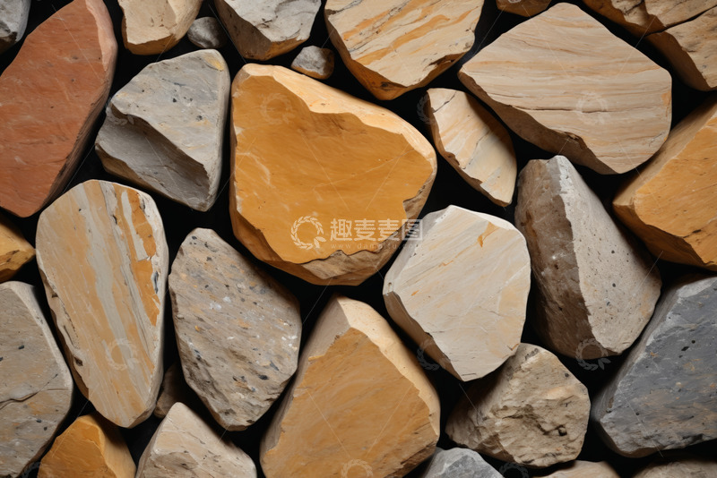高清大图下载【趣麦麦图】拼接石块装饰背景