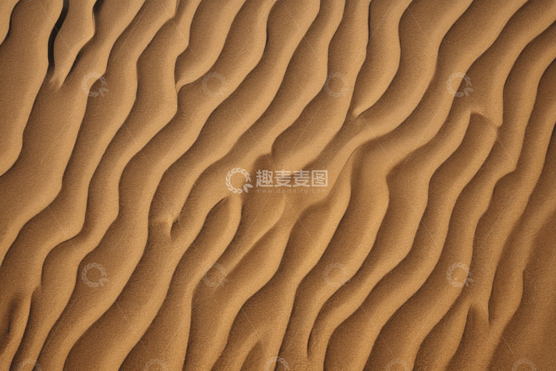 高清大图下载【趣麦麦图】沙漠沙纹自然景观