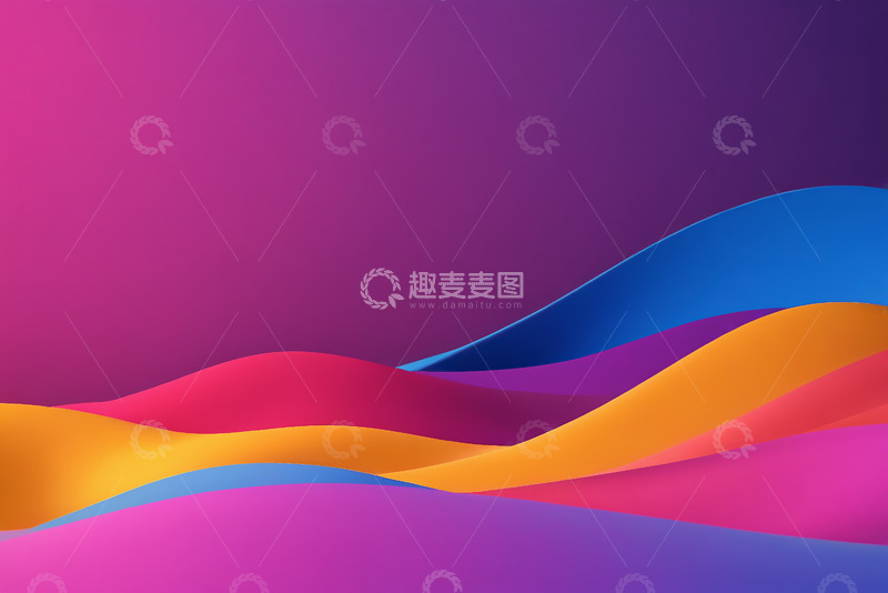 高清大图下载【趣麦麦图】多彩抽象背景图案