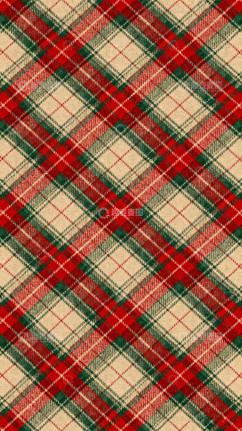 高清大图下载【趣麦麦图】格子布料图案设计素材
