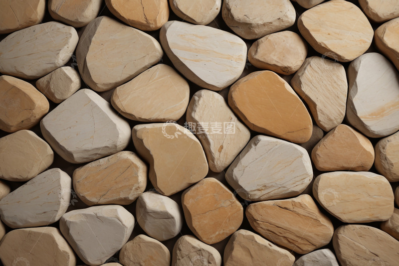 高清大图下载【趣麦麦图】不规则石块拼接墙面纹理