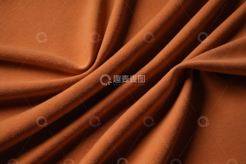 高清大图下载【趣麦麦图】橙色织物特写