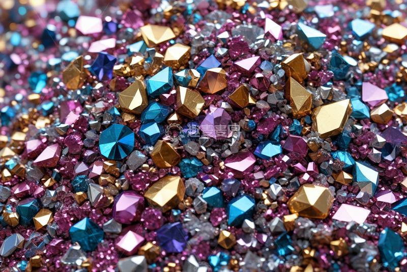高清大图下载【趣麦麦图】多彩闪亮宝石微距特写