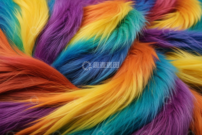 高清大图下载【趣麦麦图】多色毛绒材质特写