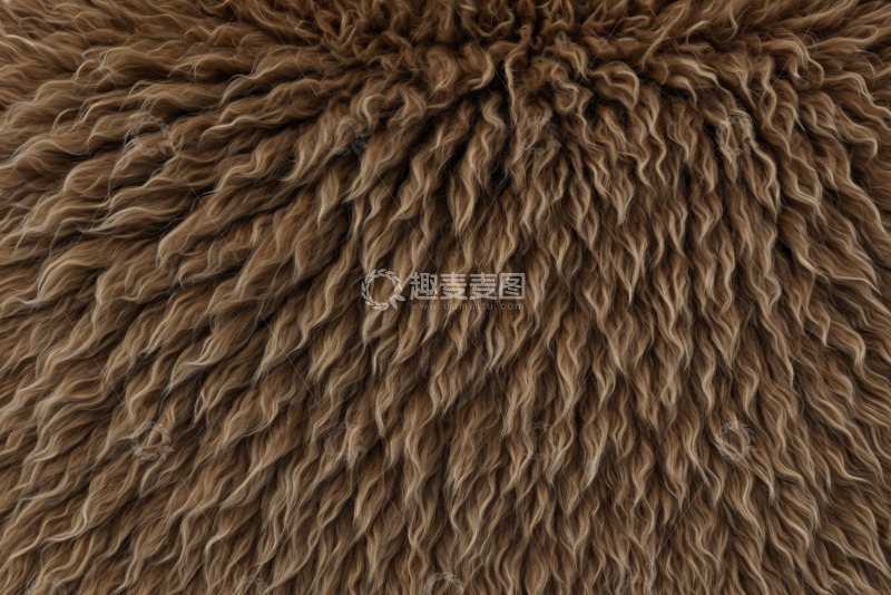 高清大图下载【趣麦麦图】棕色毛绒材质特写